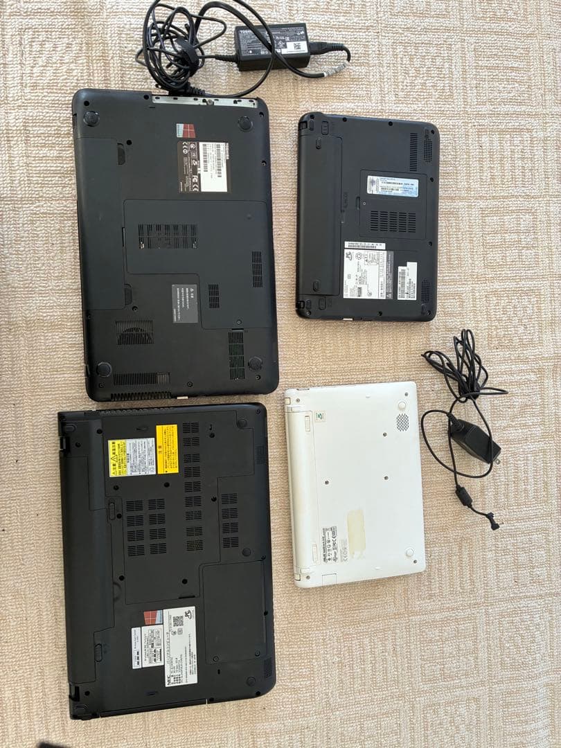 ノートパソコン4台まとめ売り NEC Core i3 / dynabook /