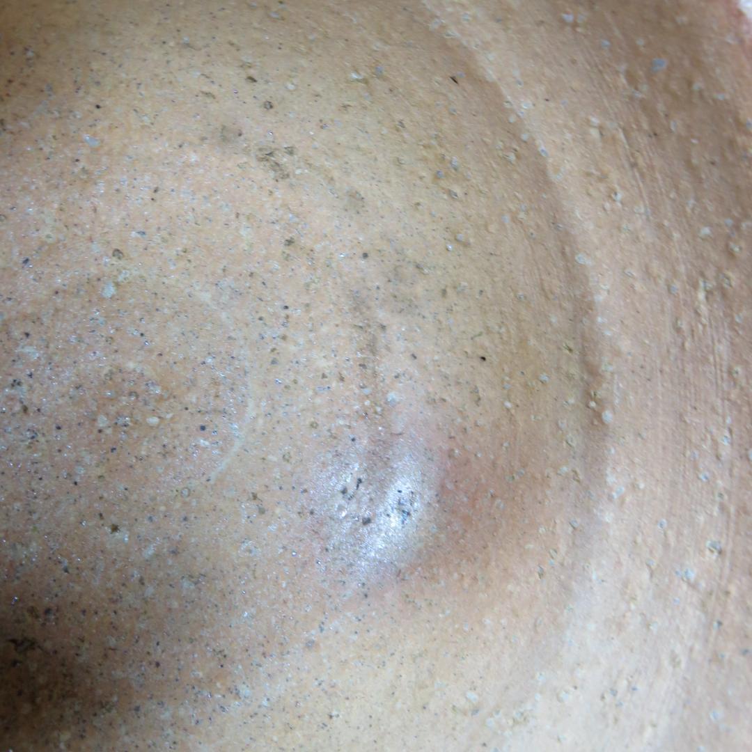信楽焼 古伊賀筒茶碗 山本竜山作 木箱 共箱 抹茶碗 茶器 茶道具