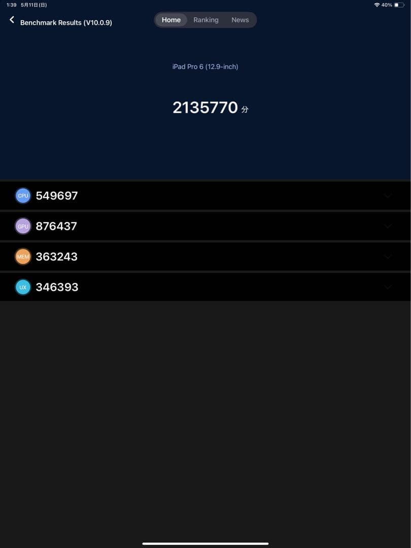 rhymix09 iPad Pro 12.9インチ 第6世代 WiFi