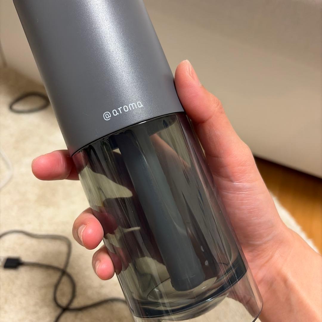 @aroma ソロ グレー ディフューザー 本体＋スティック2本＋電源コード