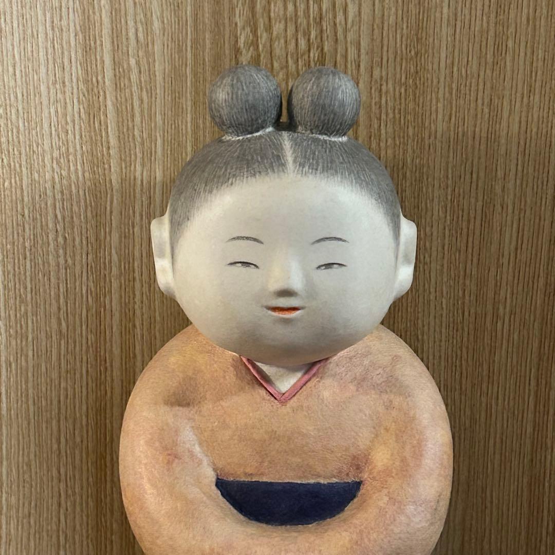 紙塑人形　立雛