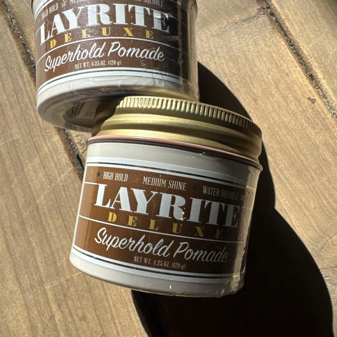 LAYRITE DELUXE Superhold Pomade2個セット