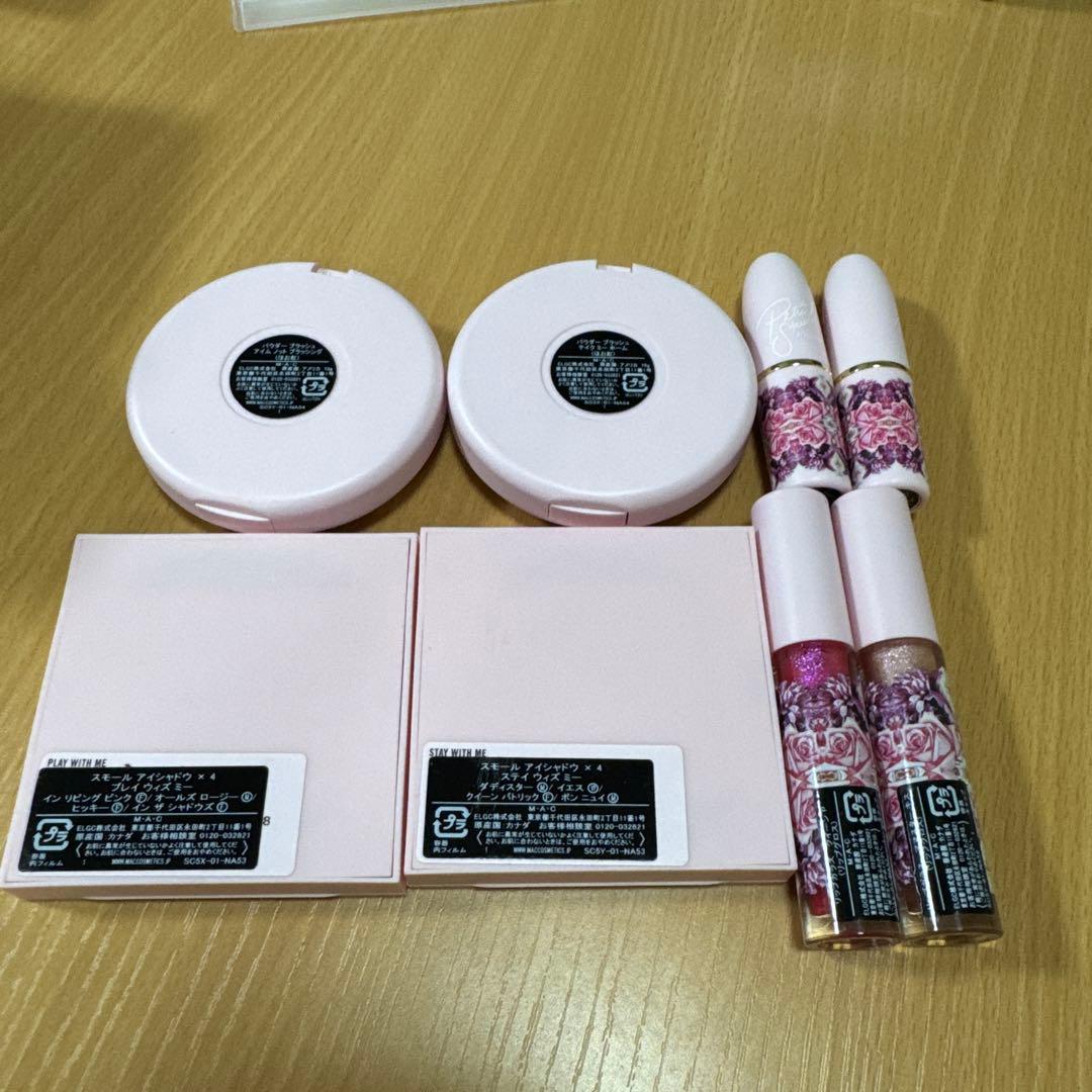 MACアイシャドウパレット＆チーク＆リップセット