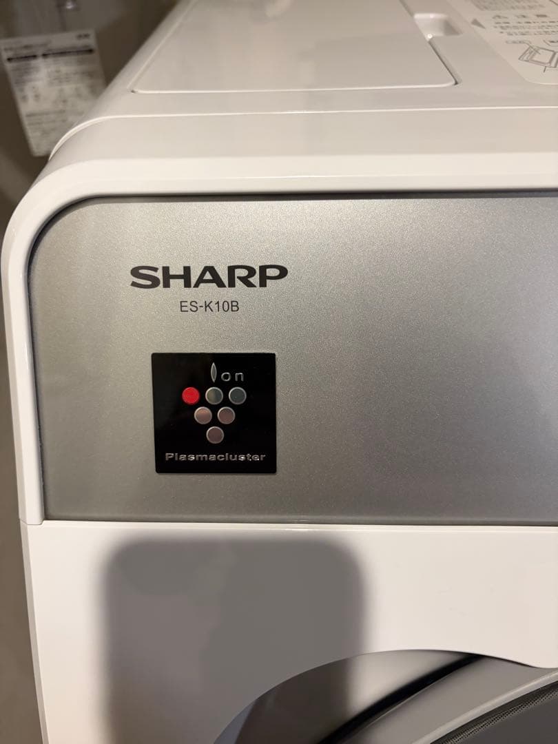 2023年製　SHARP ドラム式洗濯機 ES-K10B 右開き仕様