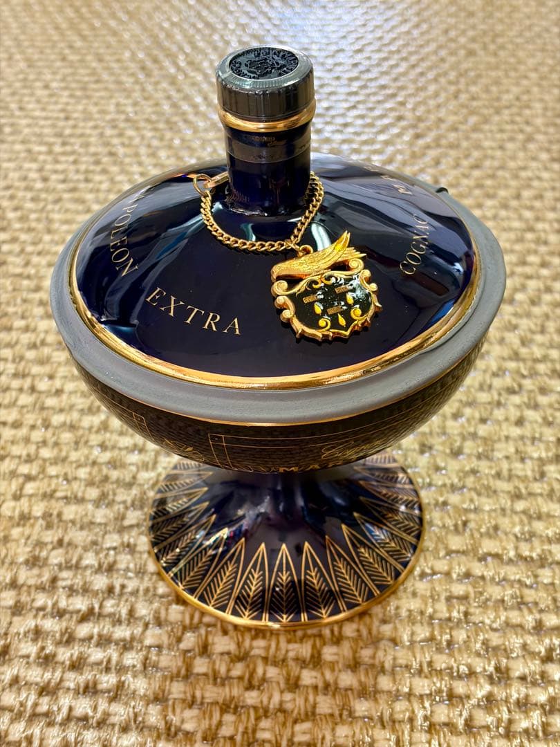マーテル ナポレオン エクストラ 青陶器ボトル 古酒 箱付き MARTELL