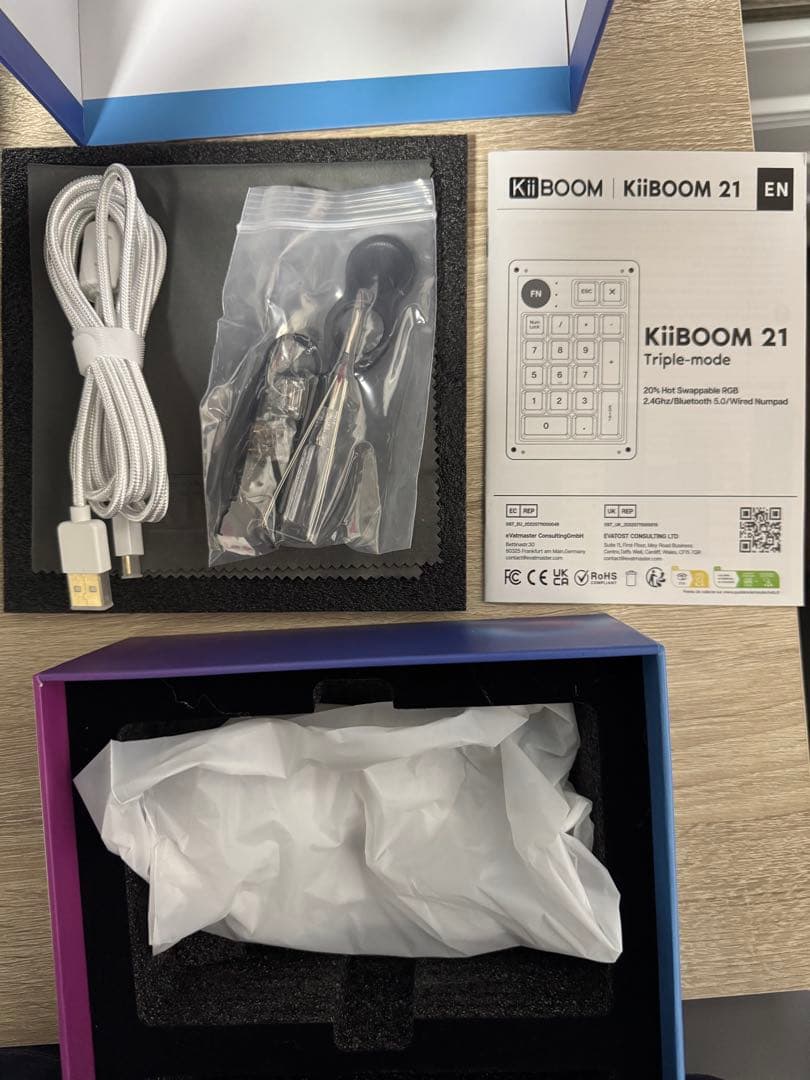 KiiBoom Phantom 21 クリスタル　テンキー