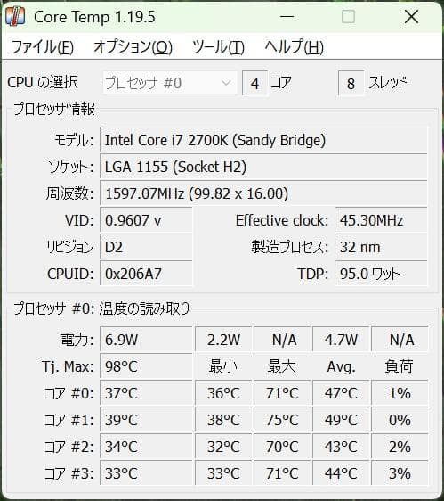 i7 CPU＋マザーボード＋メモリ8GB＋CPUクーラー＋GPUのセット。