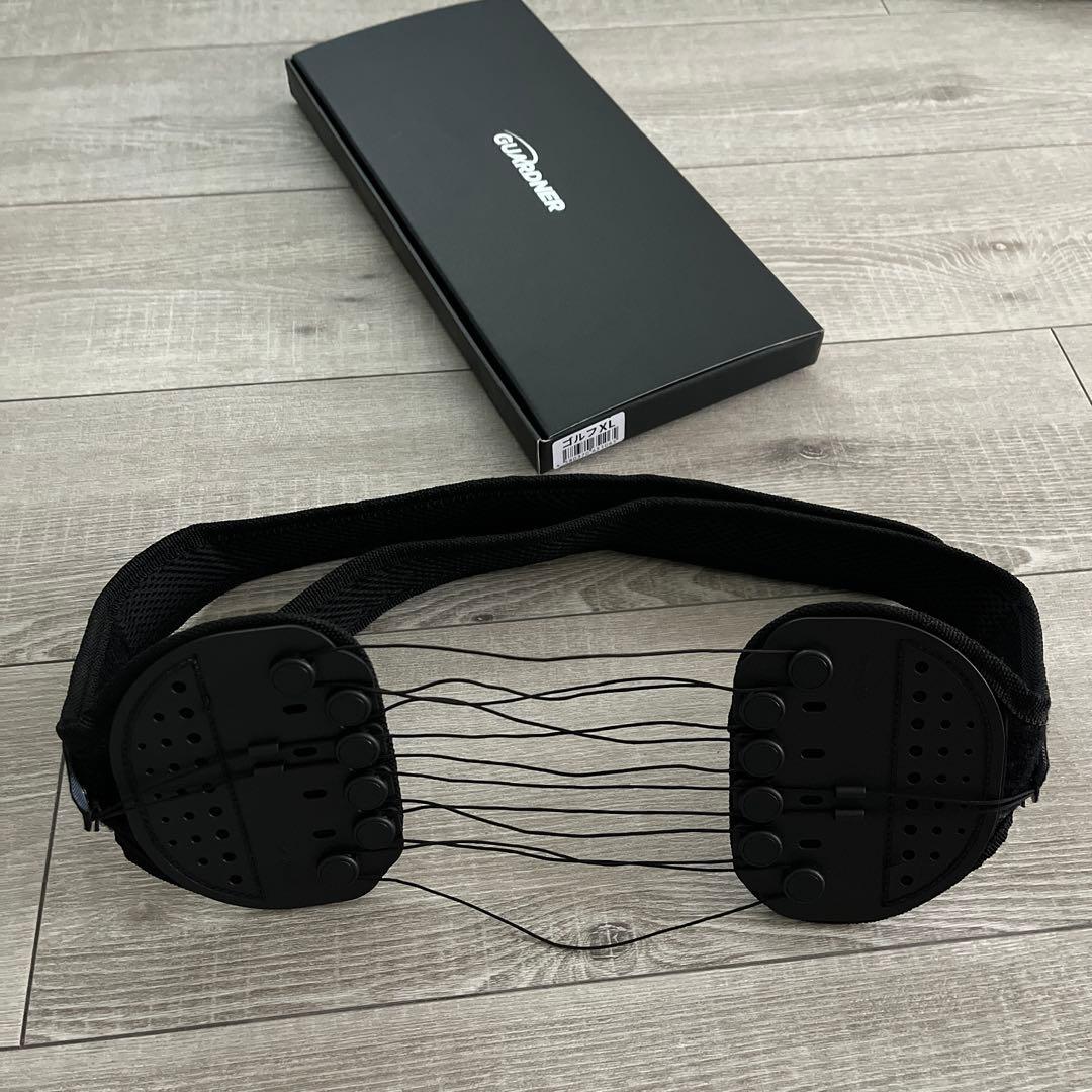 GUARDNER ゴルフ用骨盤ベルト 黒色 メッシュＸＬ