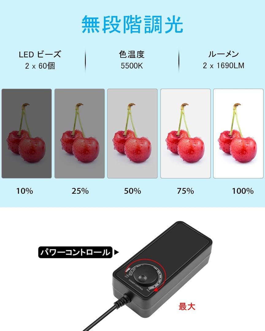 PULUZ 撮影ボックス60×60×60cm撮影ブース 折り畳み式簡易スタジオ