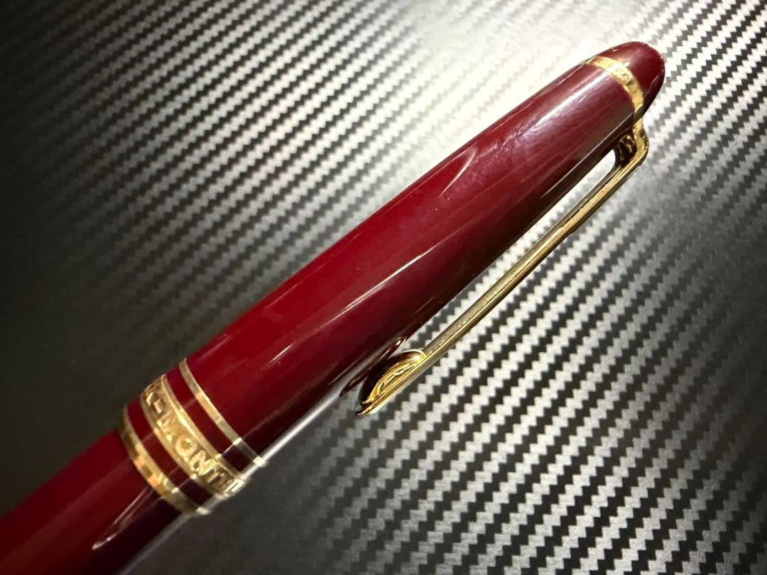 極美品 モンブラン マイスターシュテュック 163 ローラーボール ボルドー