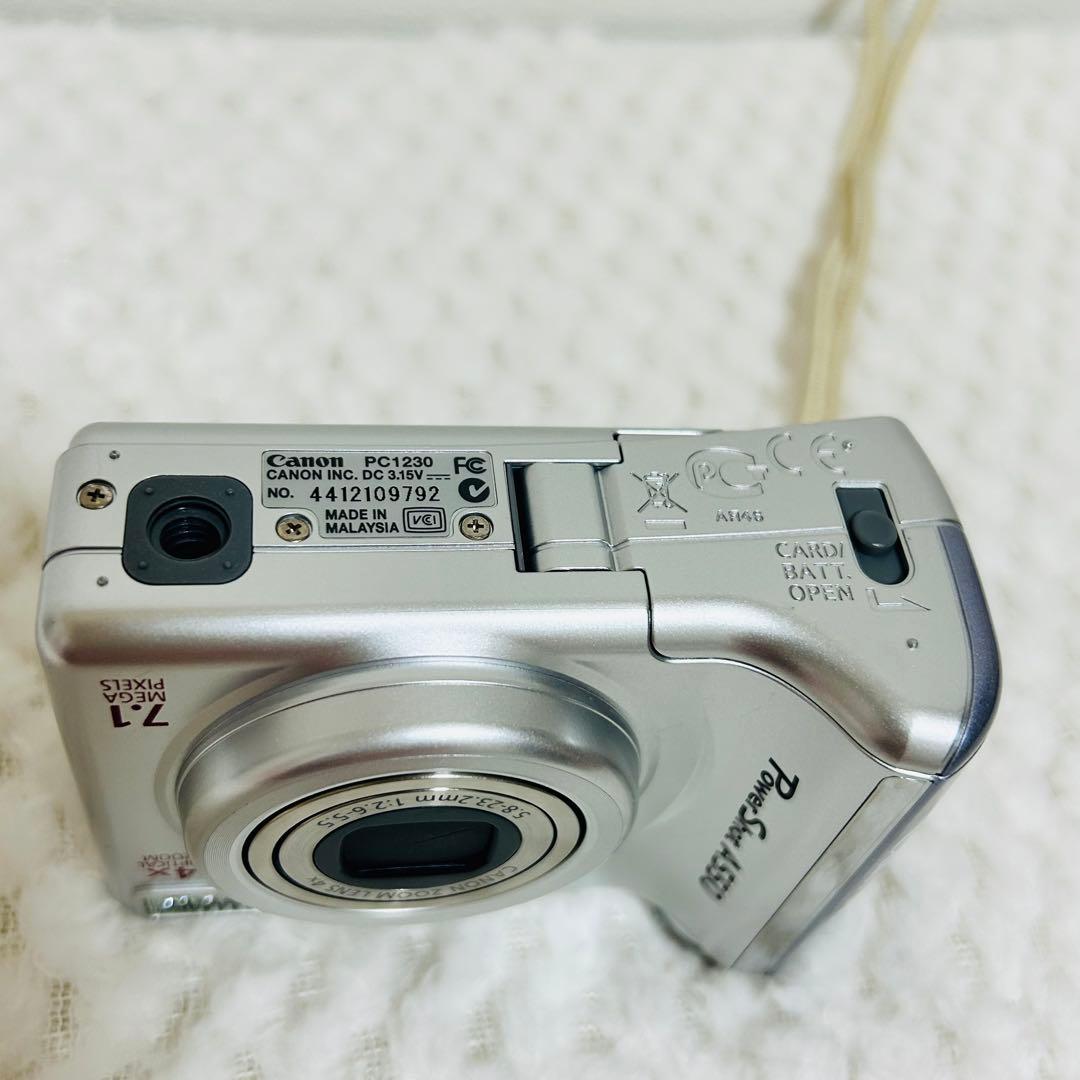 【極美品】Canon PowerShot A550 7.1メガピクセル