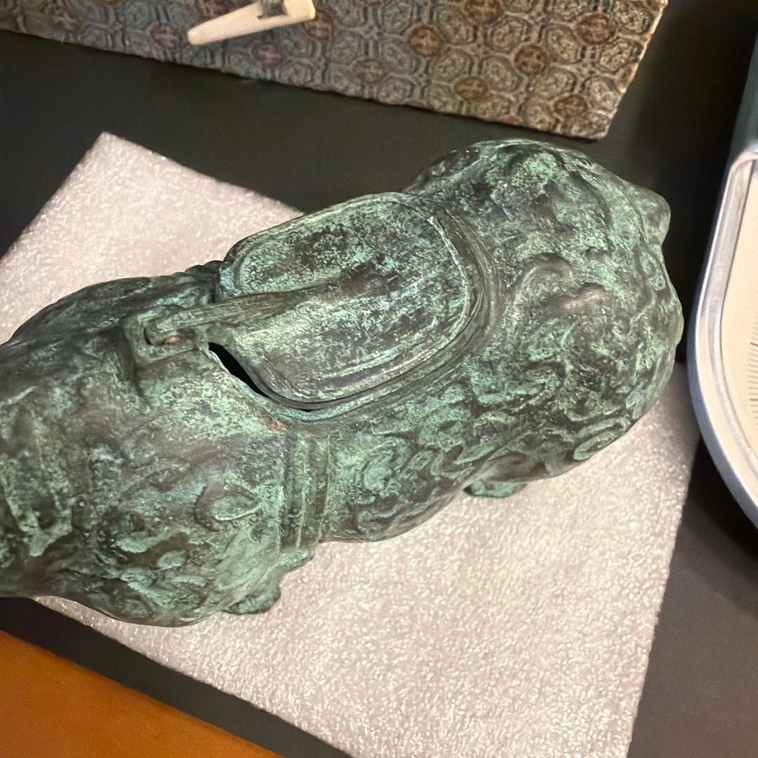 古代中国　青銅器　犀尊　レプリカ