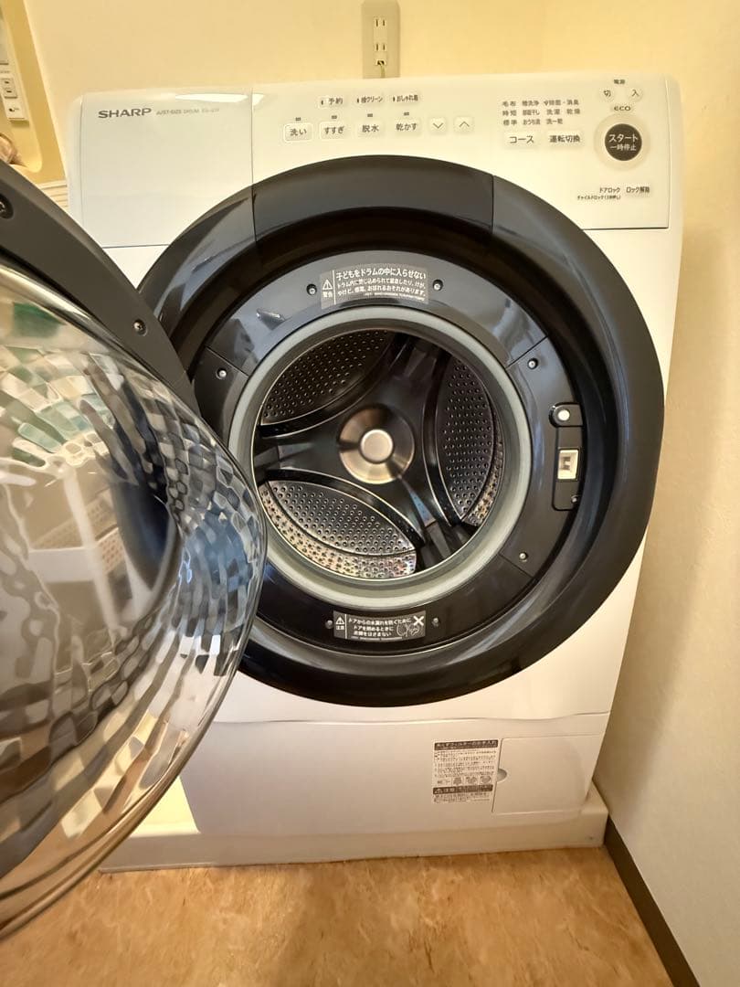 【美品】SHARP JUST-SIZE DRUM ES-S7F ドラム式洗濯機