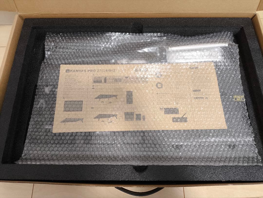 液タブ・ペンタブ HUION Kamvas pro 27 144Hz