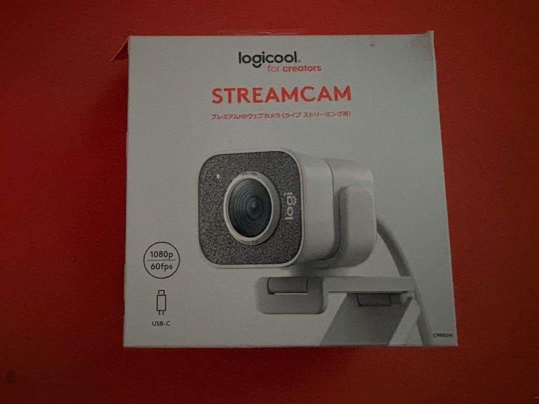 logicool STREAMCAM c980ow 白カメラアーム付き