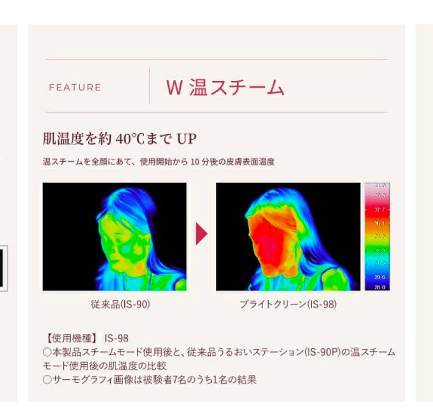 YAMAN フェイススチーマー グレー 箱付き