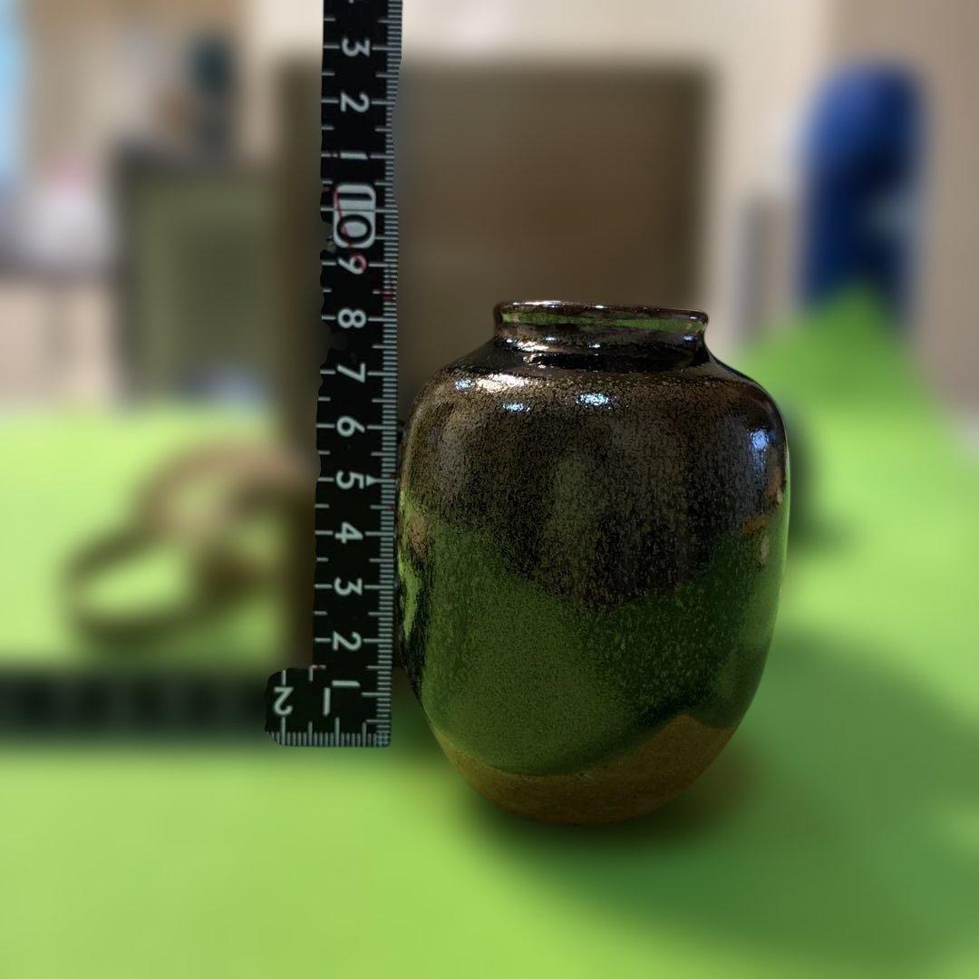 赤膚焼陶器 茶道具 抹茶入れ　昭山造り