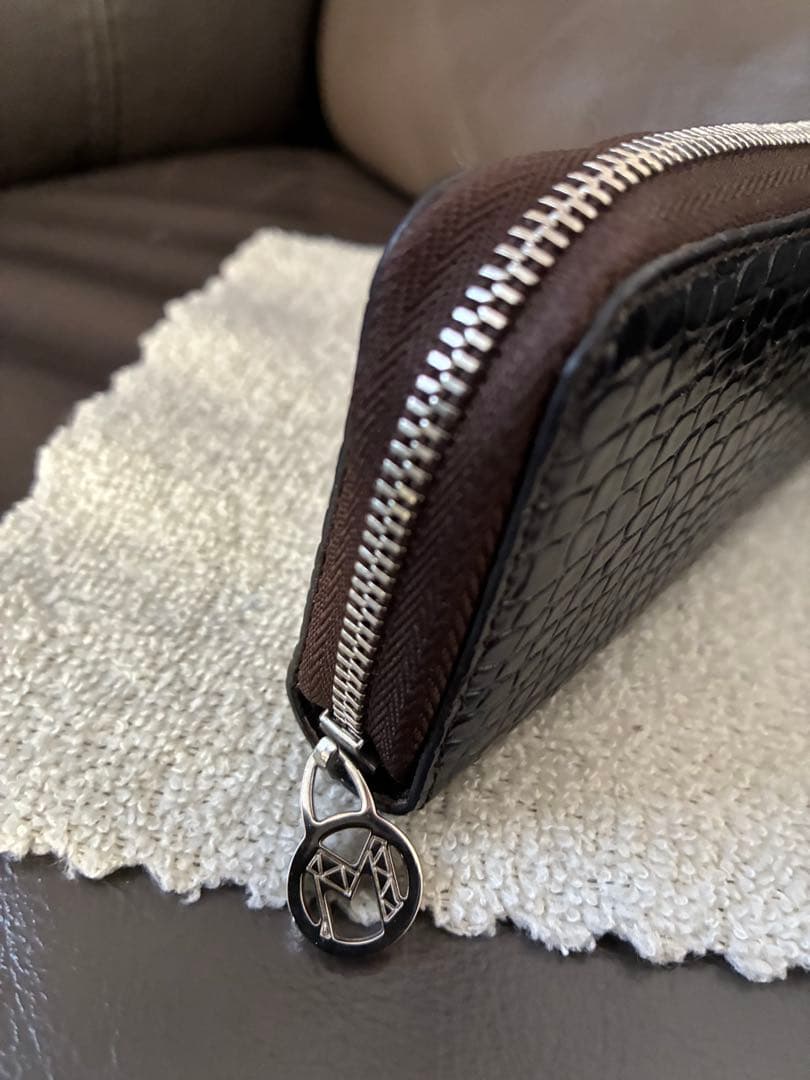 レア◾️MONT BLANC モンブラン◾️クロコ型押し ペンケース◾️2本差し◾️