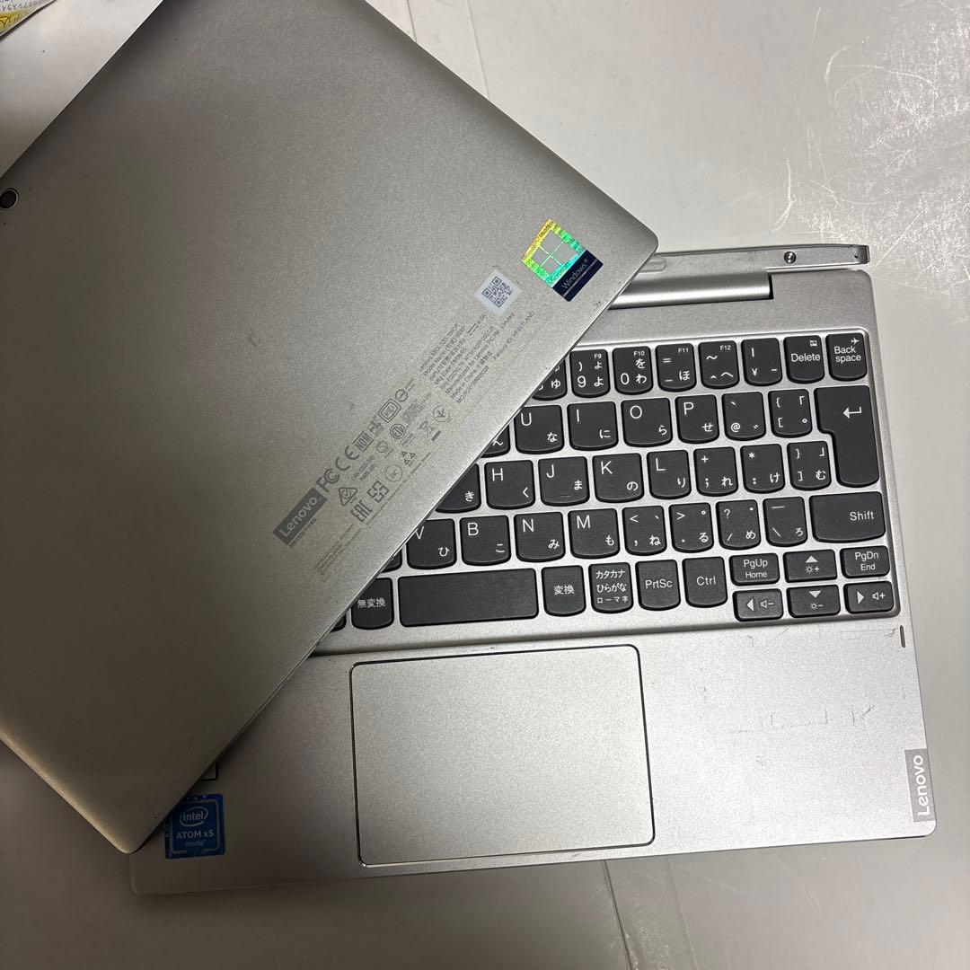 タッチパネルLenovo ノートPC シルバー Intel