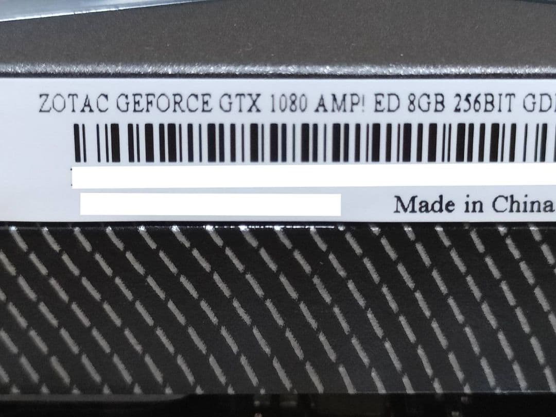 フ*ル様 ZOTAC GeForce GTX1080 8GB AMP! EDIT