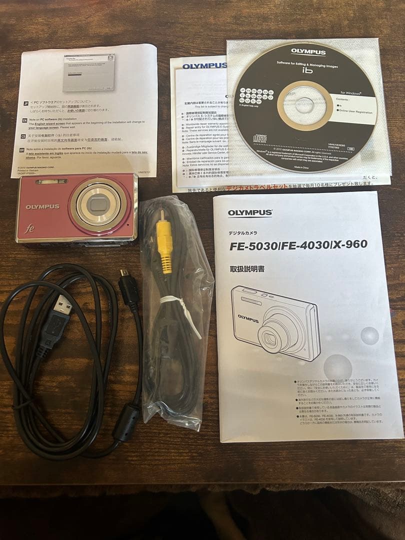 OLYMPUS FE -403 ピンク コンパクトデジタルカメラ