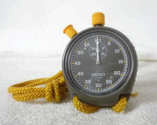 稼働品　セイコー　アナログ　手巻き　スモセコ　ストップウォッチ　ヴィンテージ