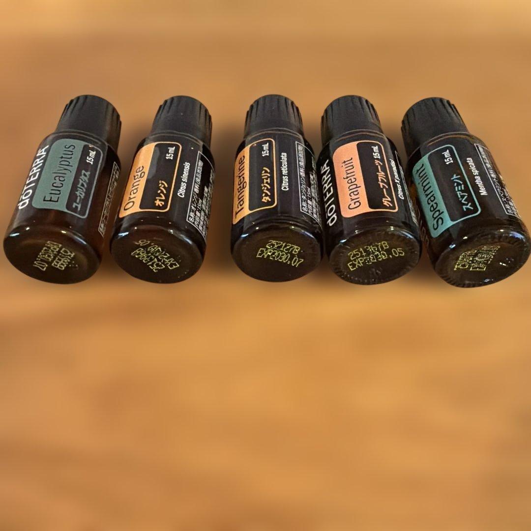 doTERRA エッセンシャルオイル５本