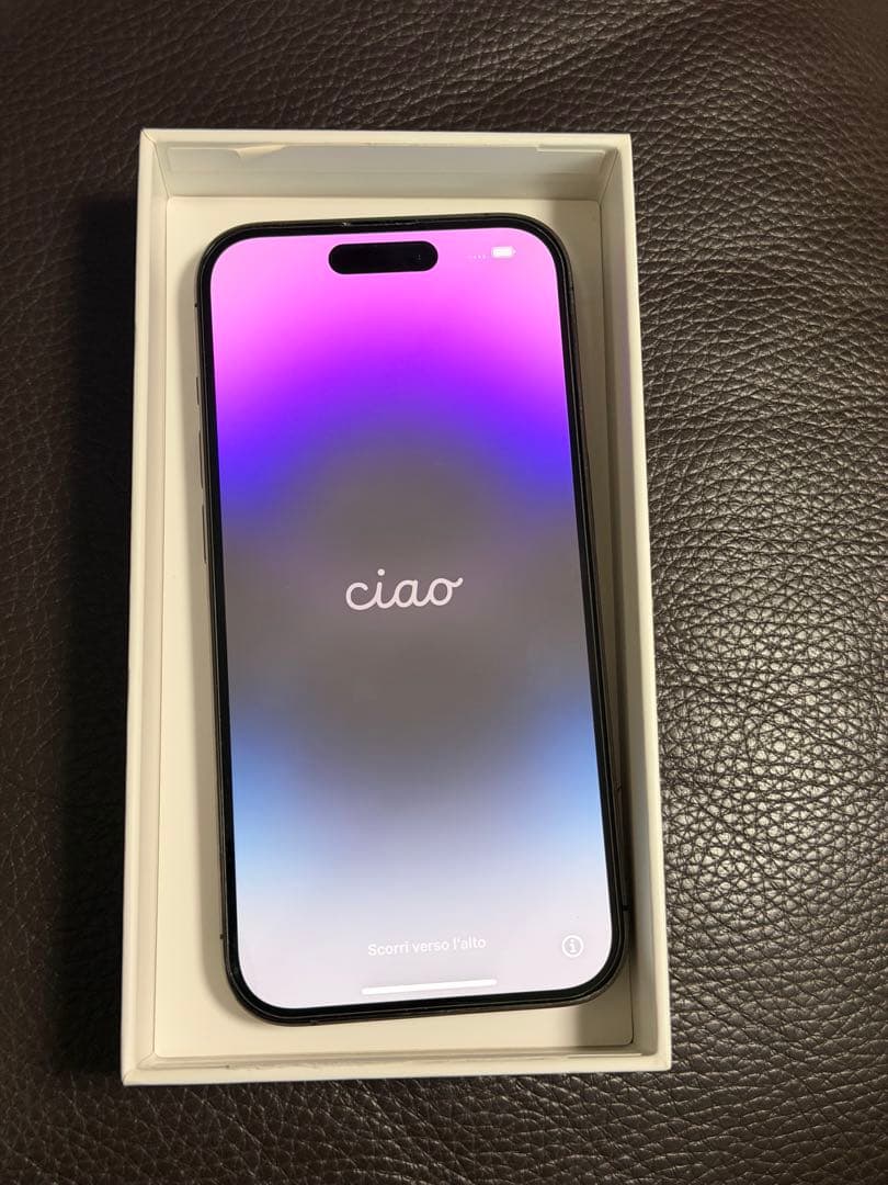 iPhone14pro 128GB 　ディープパープル ケース付き