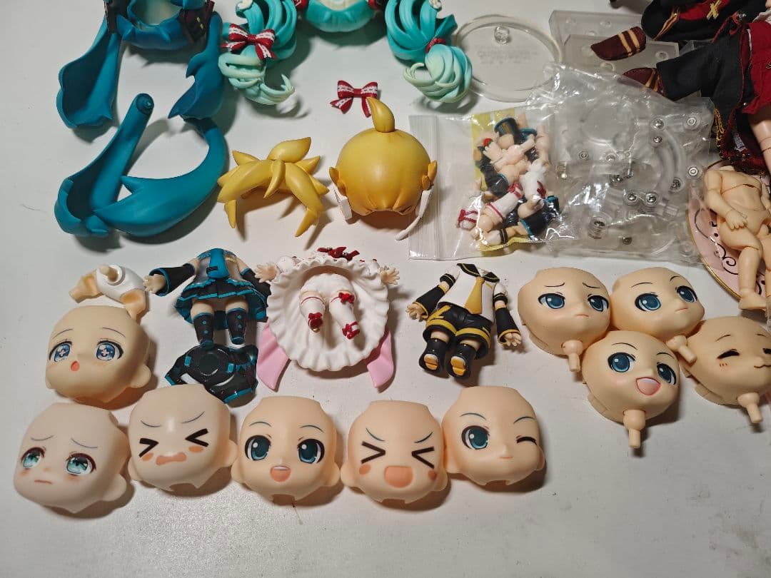 初音ミク 鏡音レン ねんどろいど 15th オビツ ドール フェイス まとめ売り