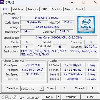 Windowsノート本体 DELL Inspiron 15 Core i3 6006U 2GHz