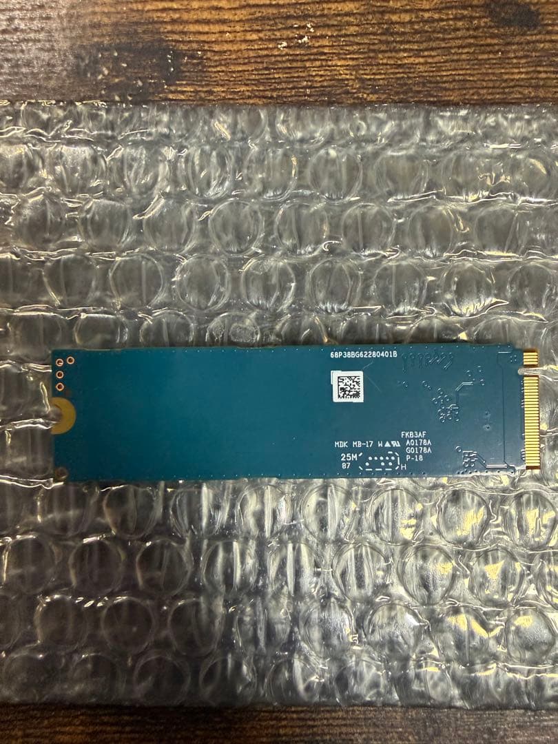 KIOXIA BG6 256GB SSD PCIe Gen4×4 100%