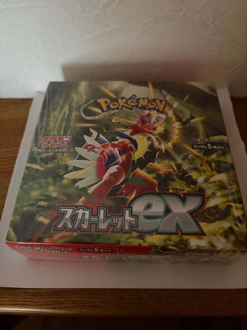 ポケモンカード　スカーレットex シュリンク付きBOX