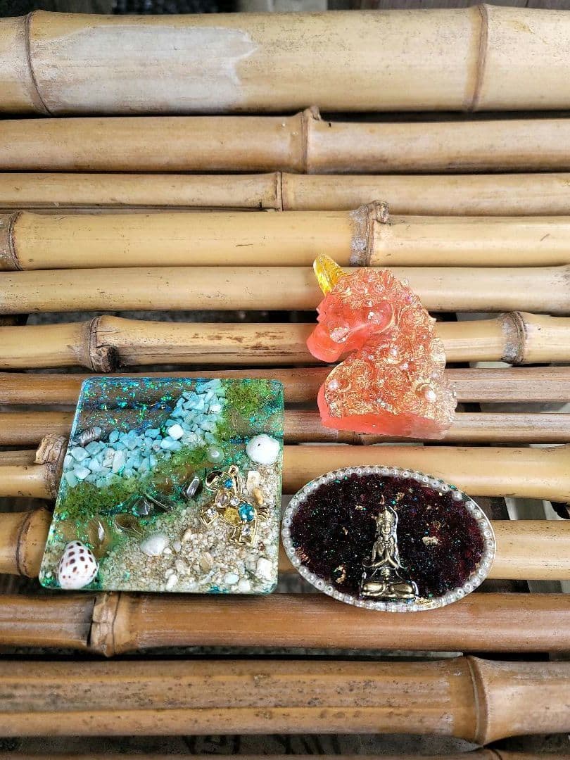 限定品★砂浜のユニコーン 〜願いを運ぶ守護と恋愛成就の光オルゴプレート