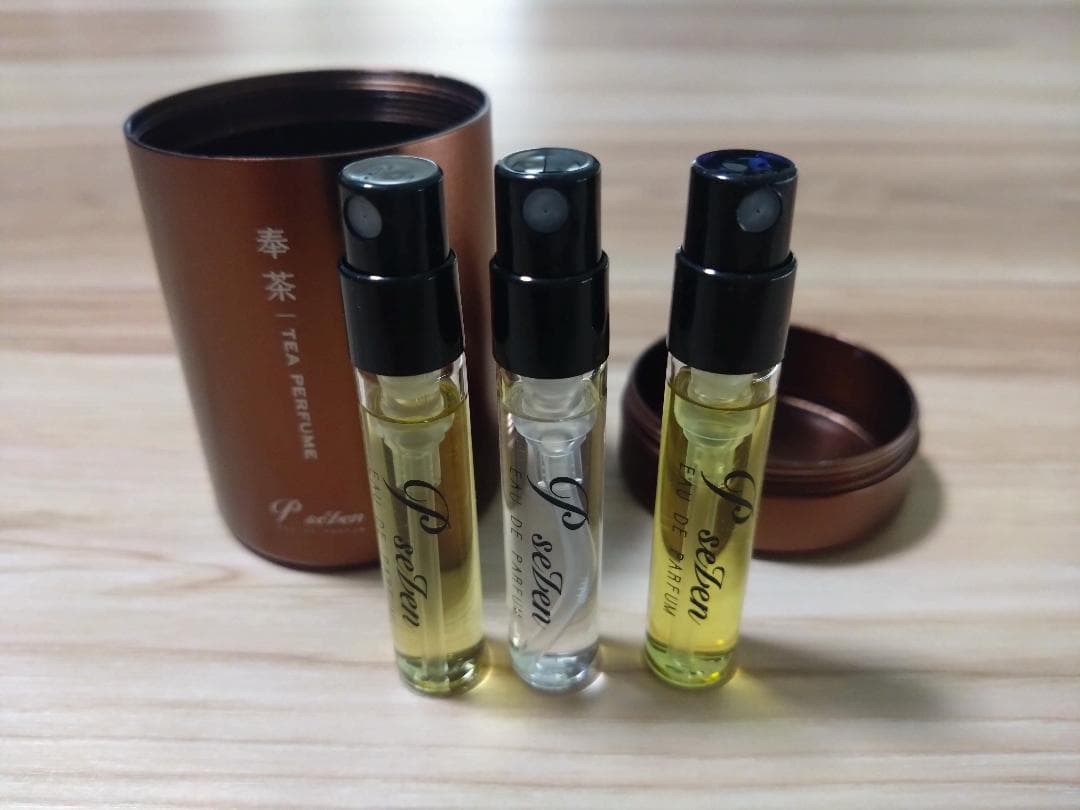 P.Seven　茶香水　奉茶ディスカバリーセット　3ml×3種類　香水セット