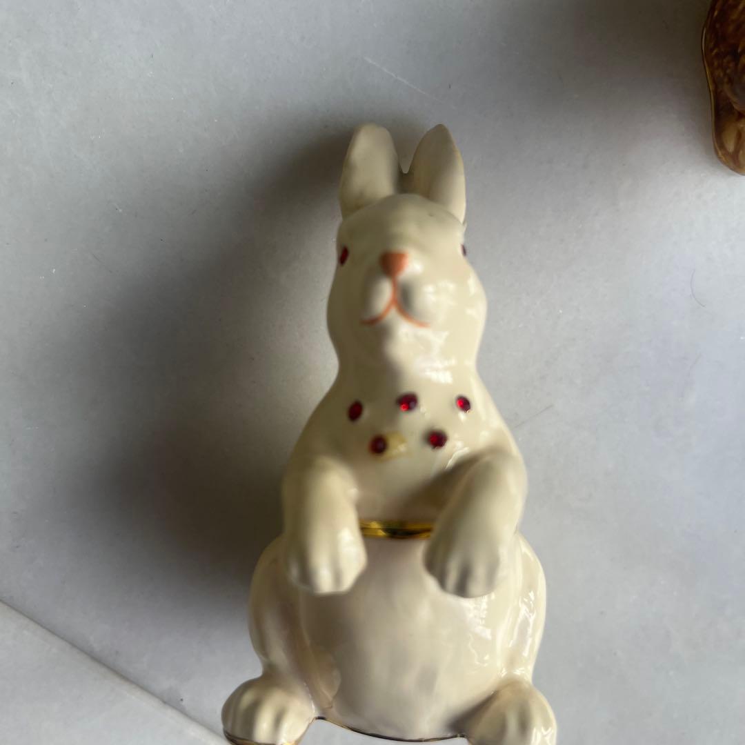 うさぎ置物　洋風