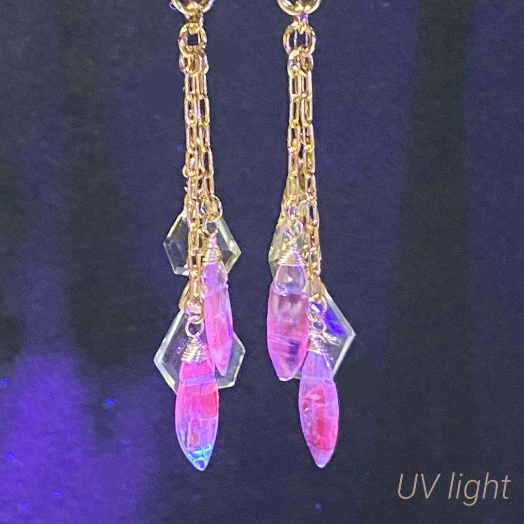 【Gewelryz】春の月夜☆天然石ピアス