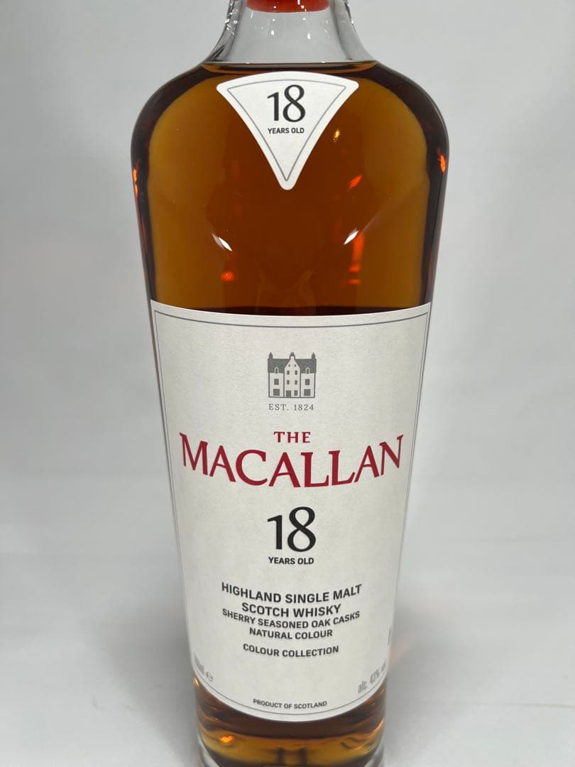 【未開封】ザ・マッカラン 18年 カラーコレクション 700ml 43% 箱付き