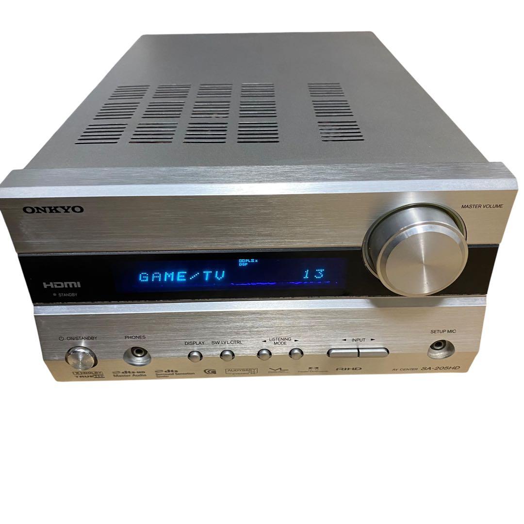ONKYO オンキョー AVアンプ SA-205HD 動作確認済み 多機能