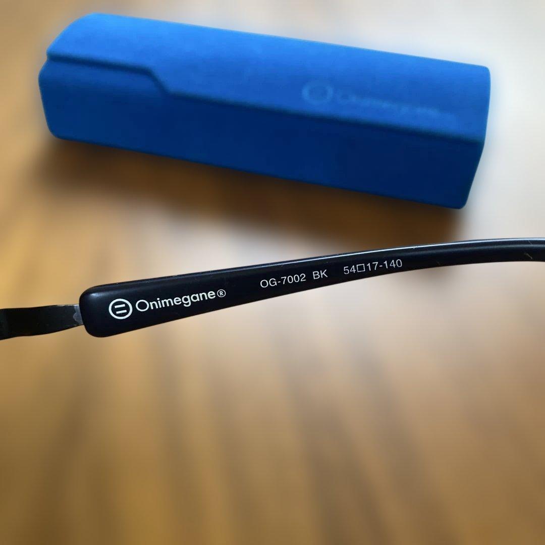 Onimegane OG-7002 BK メガネ