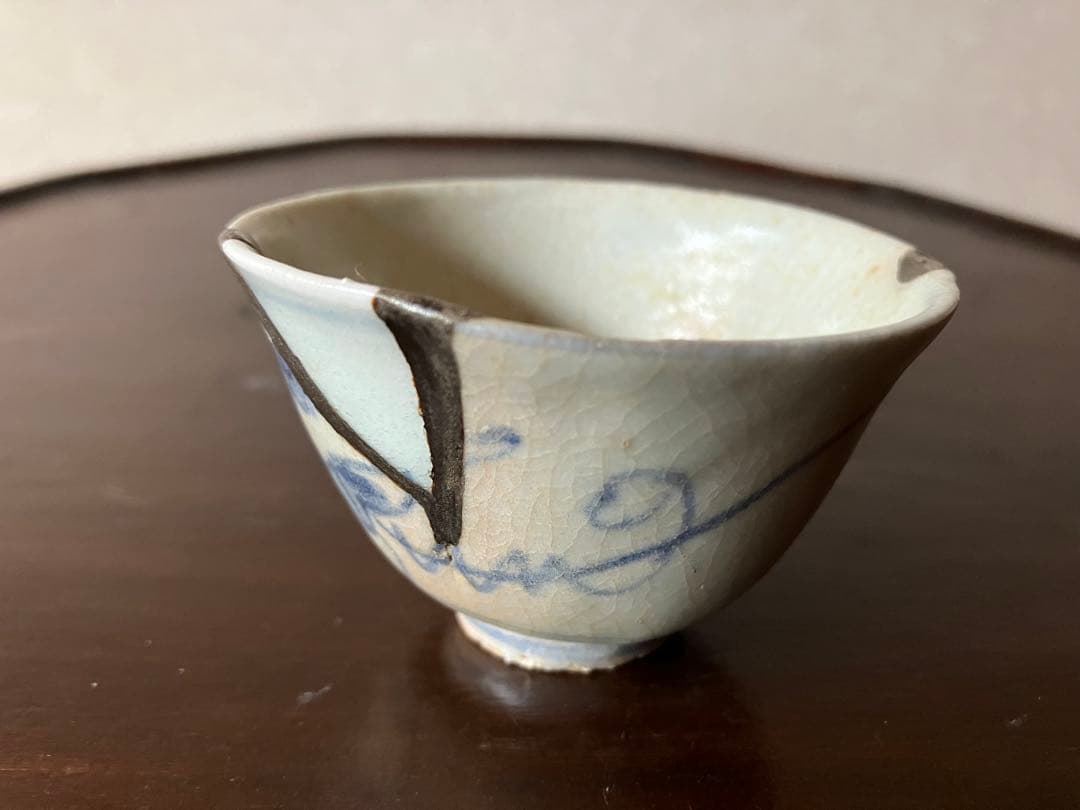 初期伊万里　染付杯　盃　江戸初期