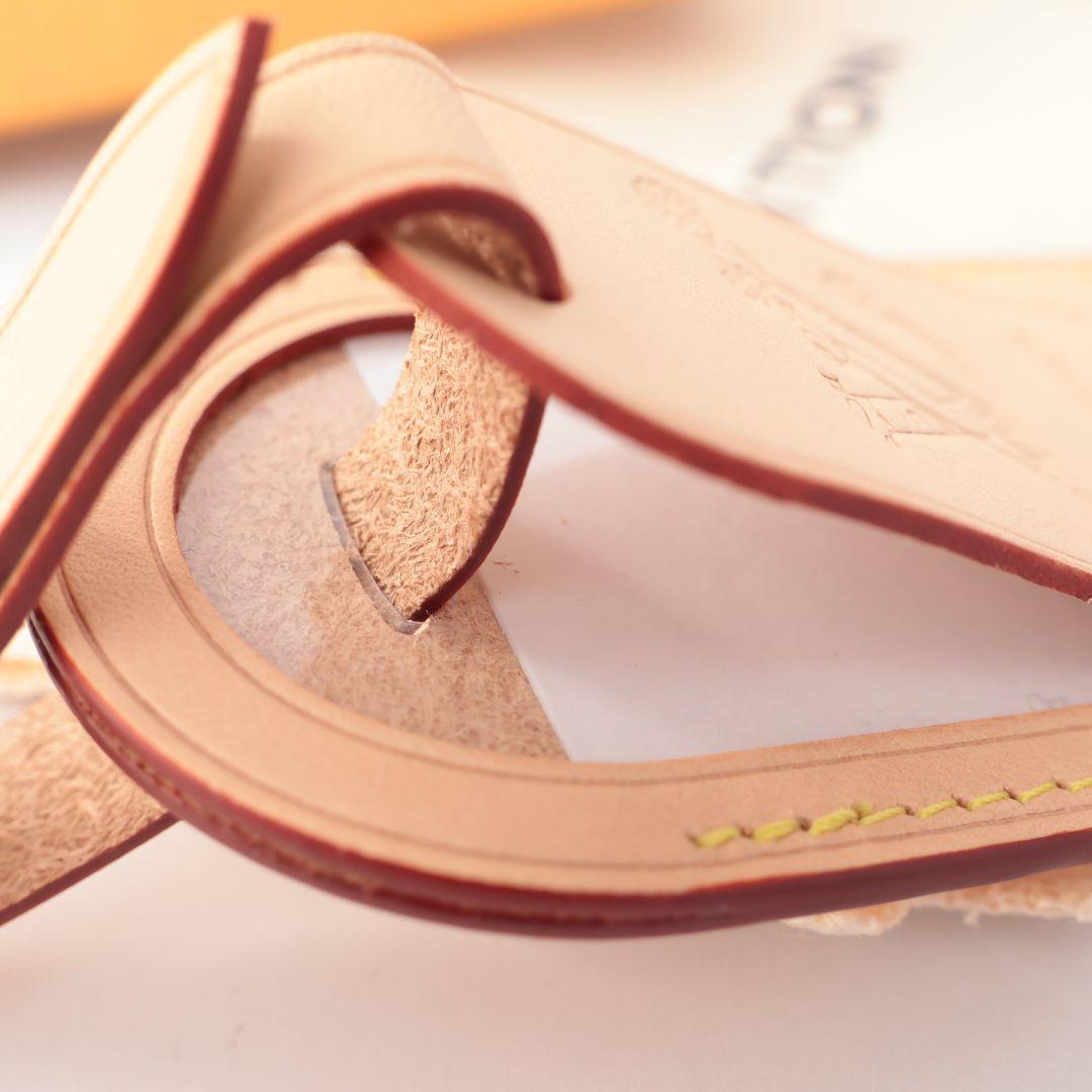 未使用 ルイヴィトン LOUIS VUITTON レザー ネームタグ 非売品