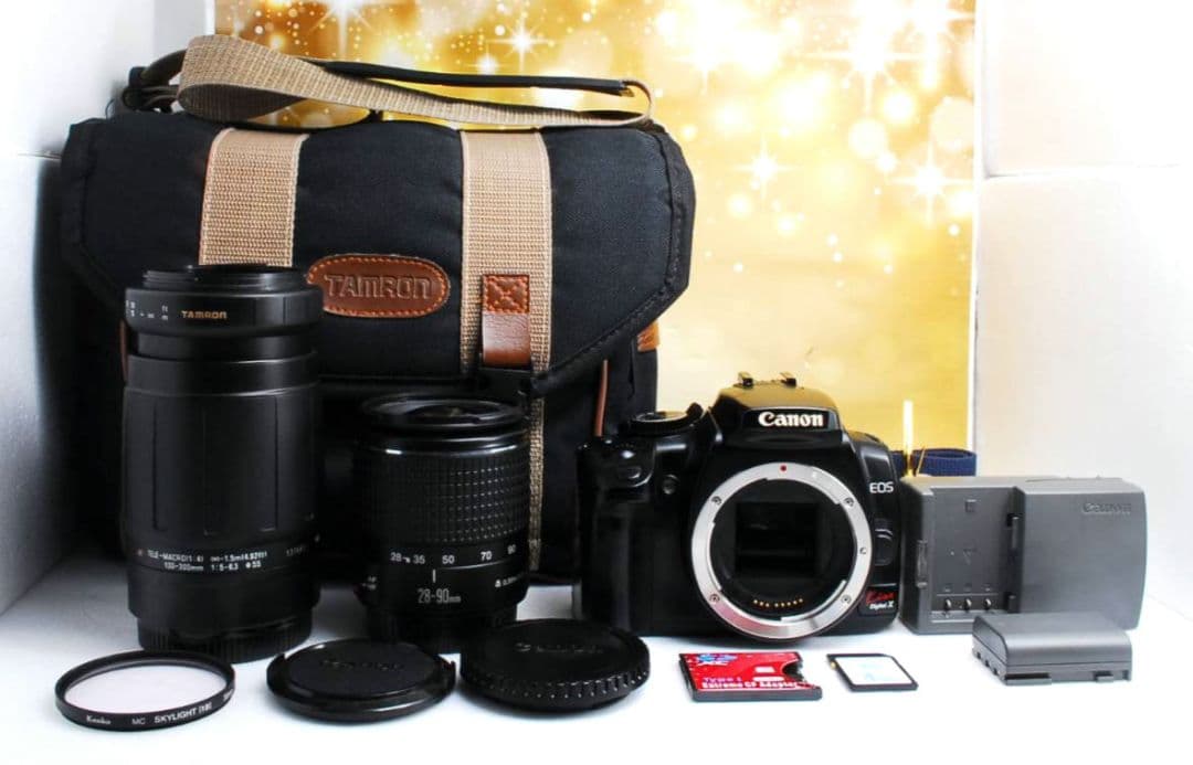 こんにちわ様　　CANON　EOS　Kiss　X　ダブルレンズ　一眼レフ✨️