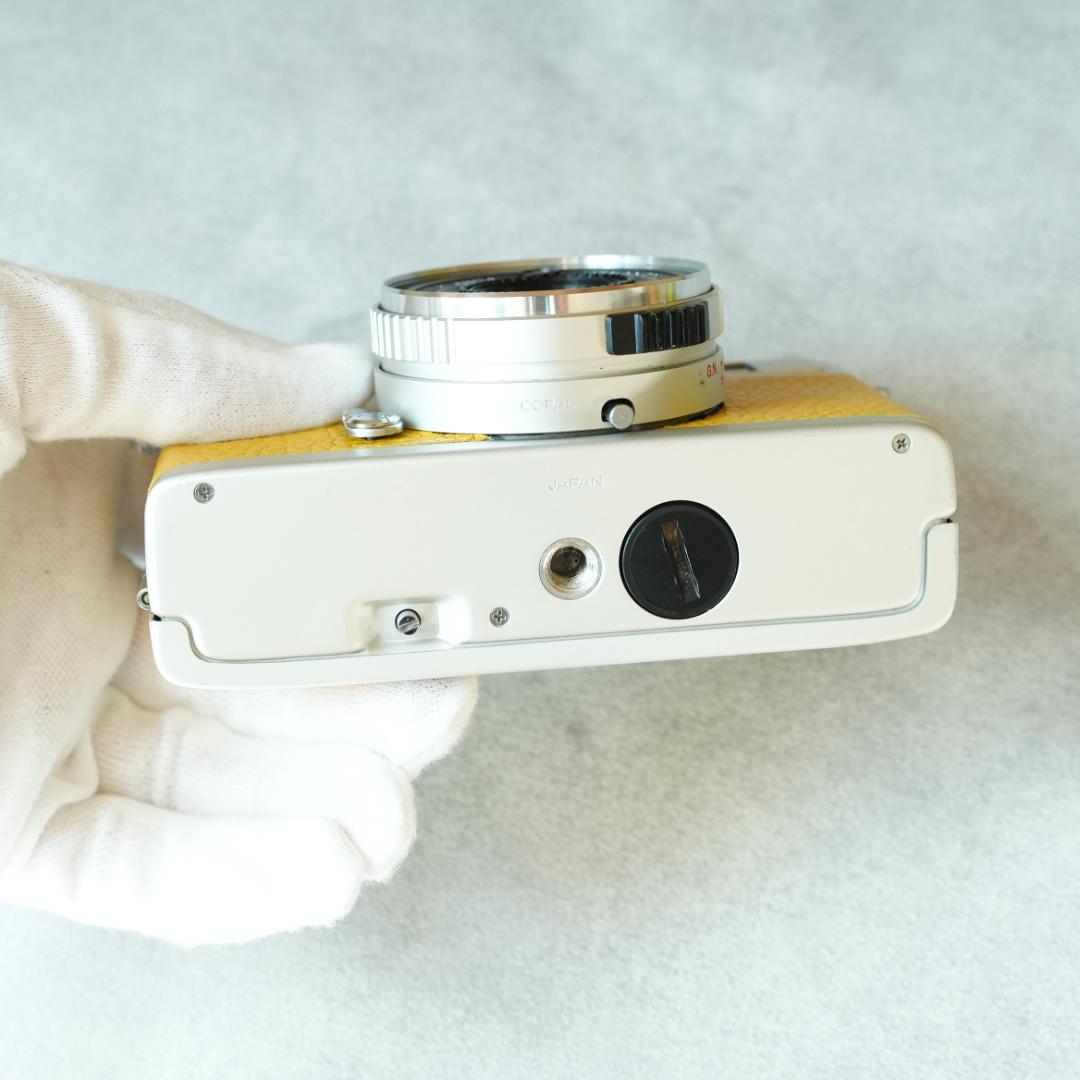 Konica C35 flash matic イエロー【整備済完動品】