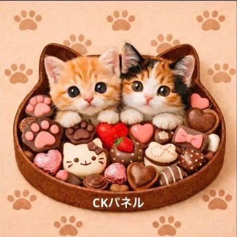 オーダー用猫ちゃんパネルサンプルページ 六