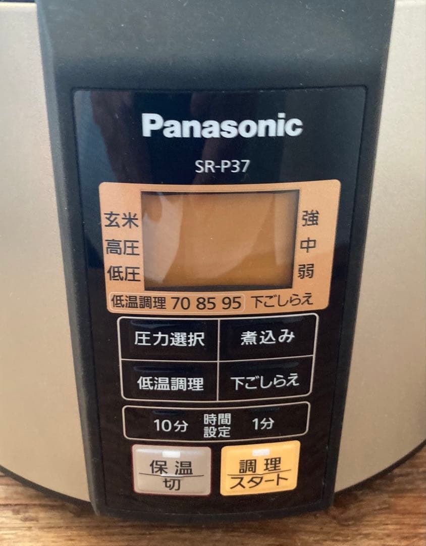 Panasonic パナソニック 電気圧力鍋 SR-P37