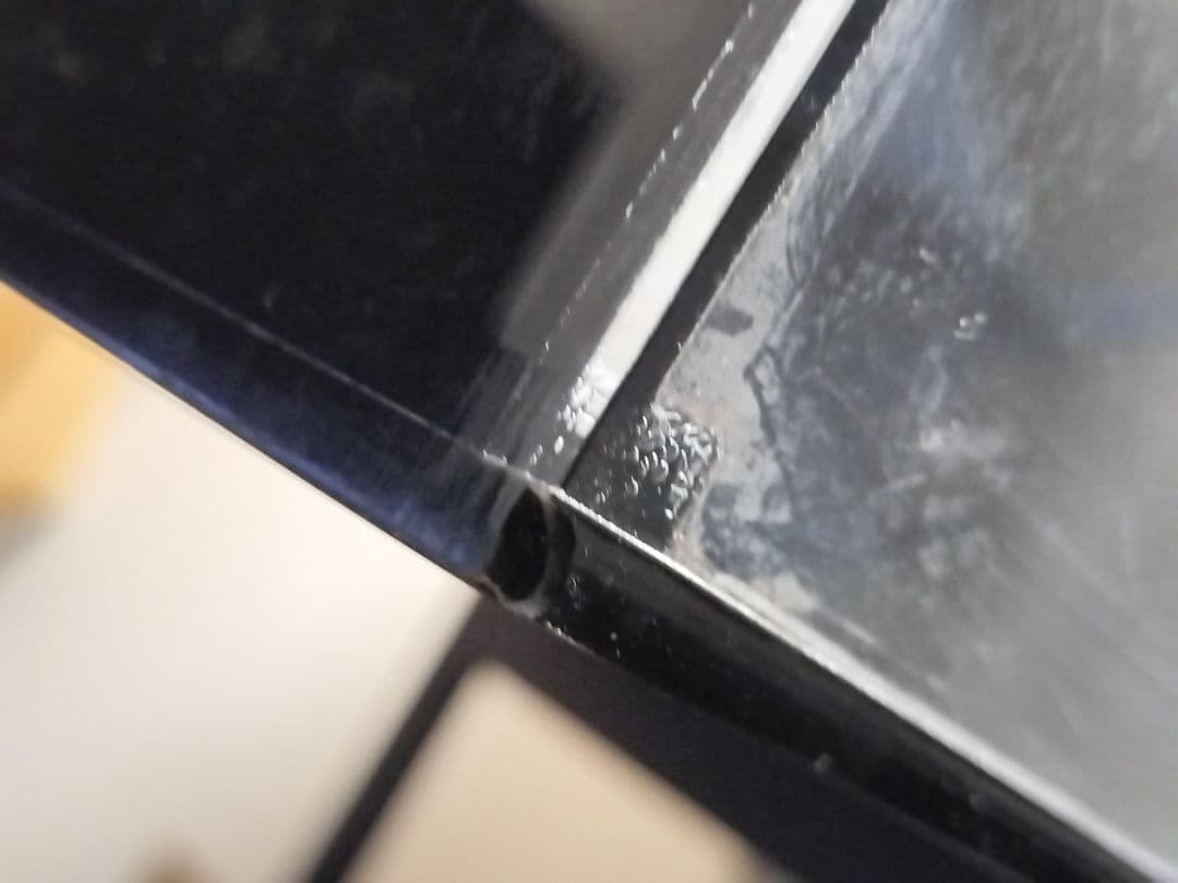 アクリル90cm水槽 4面つや消しブラック 底面マット付き