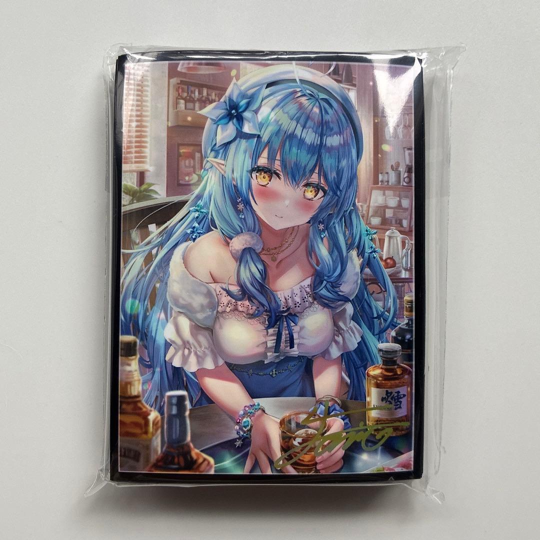 【雪花ラミィ】プレイマット プレマ スリーブ ホロカ hololive 青 SR