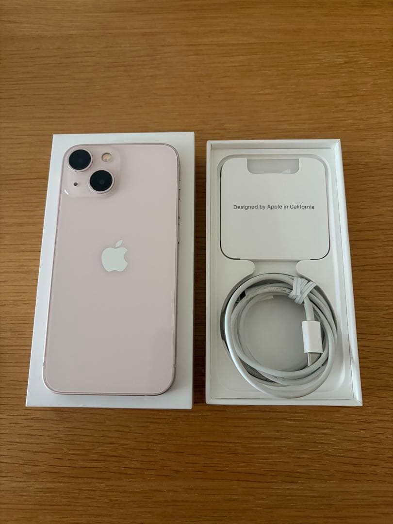 Apple iPhone 13 miniピンク 美品本体 付属品あり
