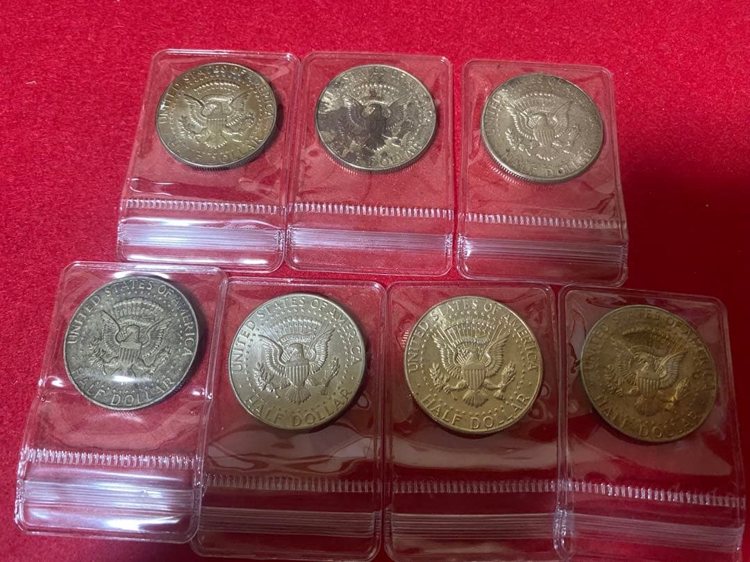 ケネディ ハーフダラー銀貨 1965〜1969年 被りあり