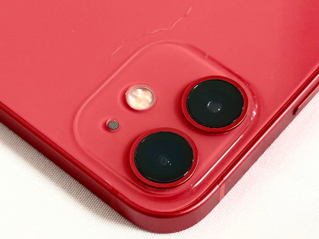【美品】iPhone 12 mini レッド 64GB SIMフリー